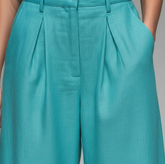 Sleeveless Vest And Wide-leg Pants Set For Women 
