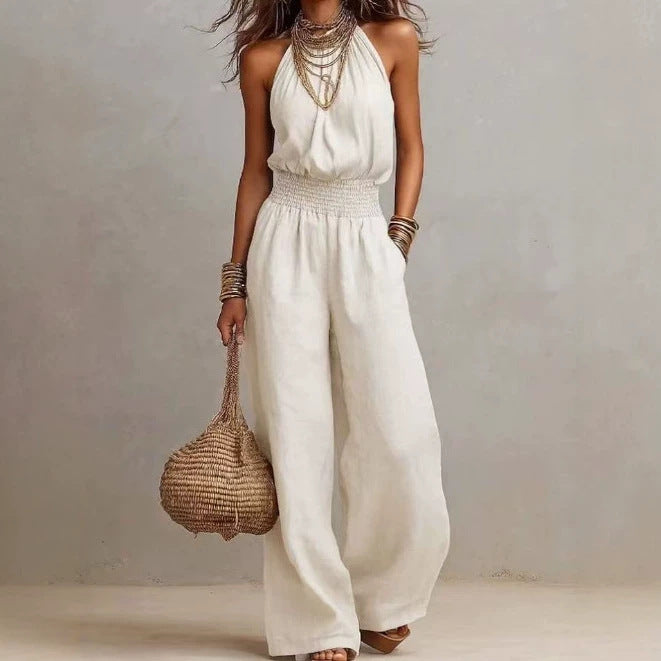 European And American Women's Backless Jumpsuit 