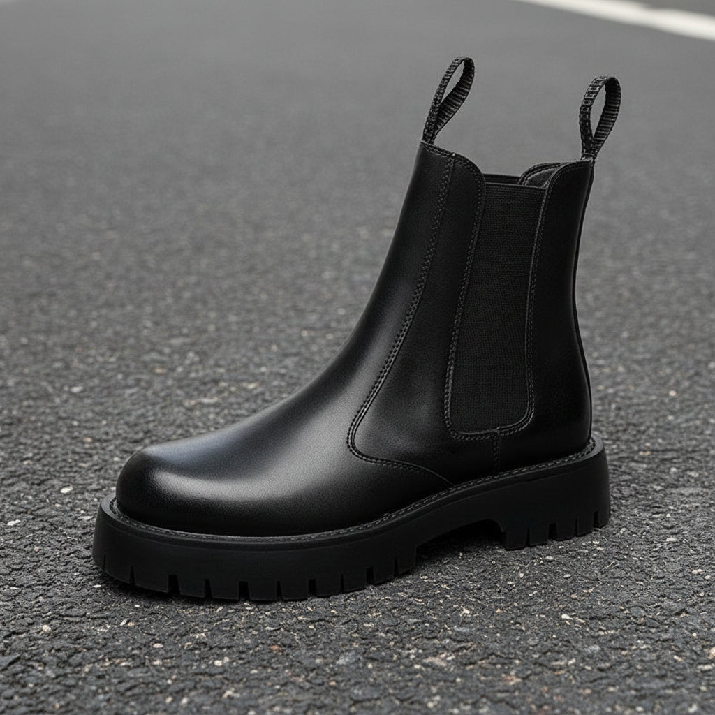 Unisex Fleece-Lined Winter Boots – Warm Outdoor Streetwear 