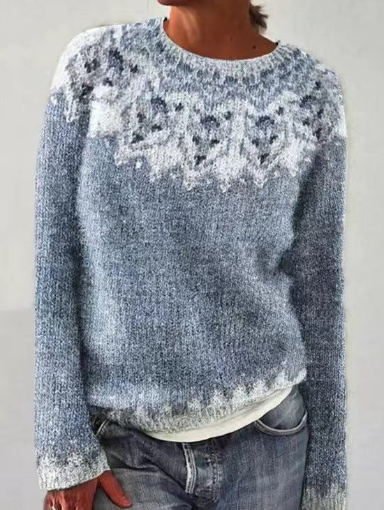 Women’s Fashionable Pullover Sweater Top | Cozy Everyday Knit 