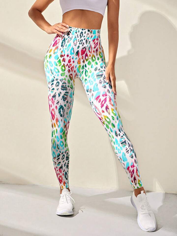 🍑 Printed Seamless High-Waist Hip-Lift Yoga Leggings FitiqueFit