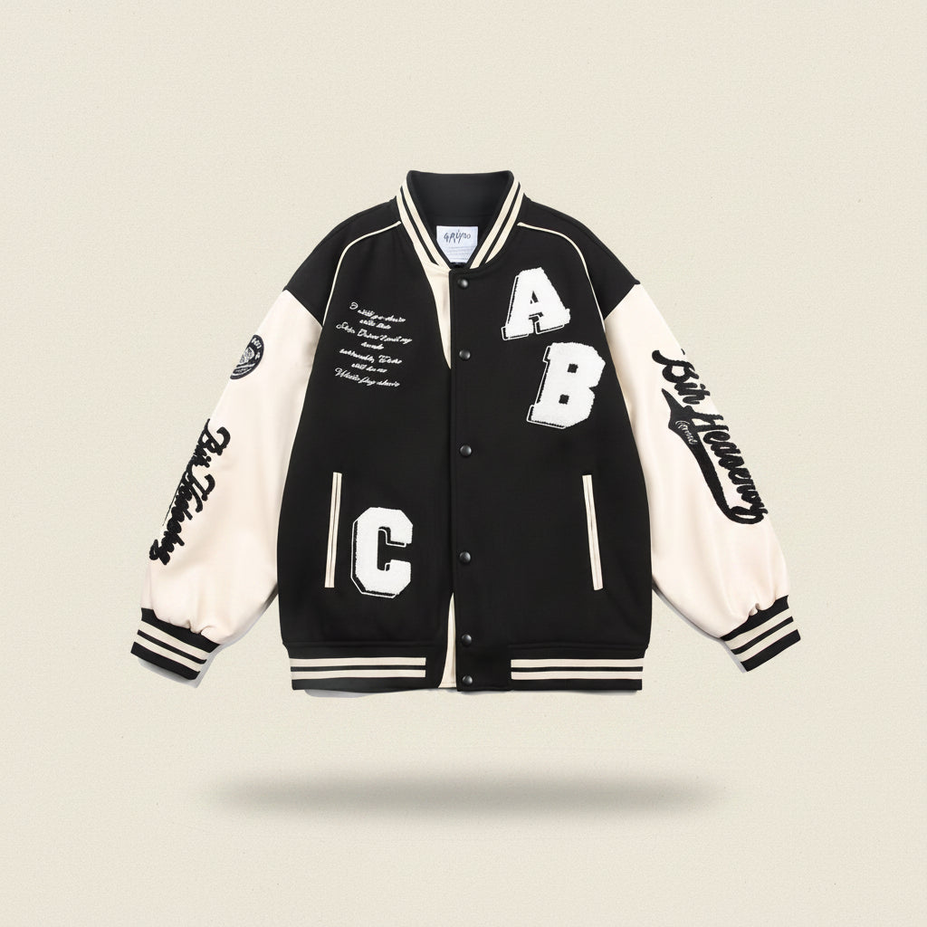 Y2K Oversized Lamb-Wool Bomber Jacket Women 