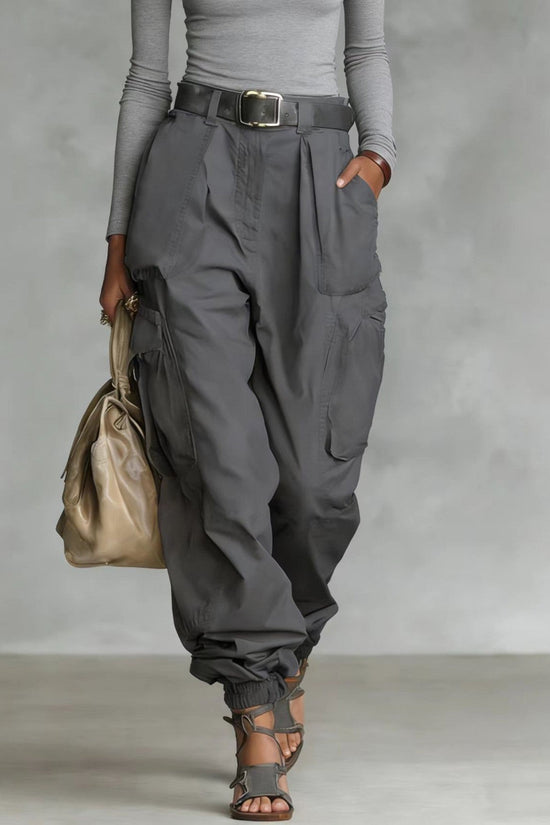 Niche Relaxed-fit Wide-leg Casual Trousers For Women 