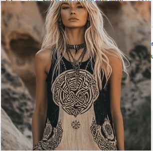 Womens Digital-Print Pleated Crew-Neck Summer Casual Fashion Top 